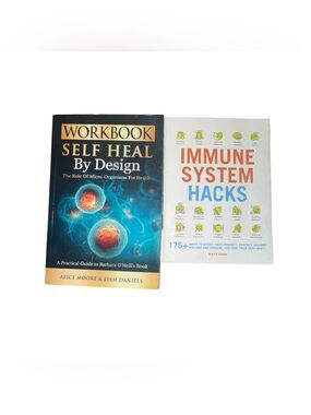 Self Heal by Design & Immune System Hacks - Health Books Bundle Deal Lot of 2